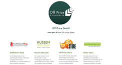 Desktop Screenshot of off-price.de