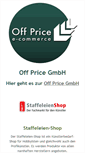Mobile Screenshot of off-price.de
